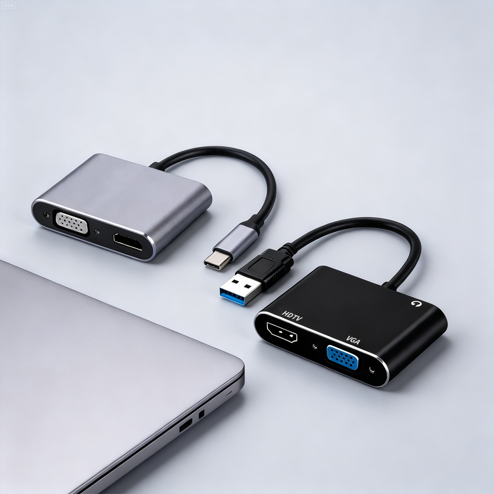 Home Cinema Usb - USB 3.0/TYPE-C to HDMI VGA Adapter
