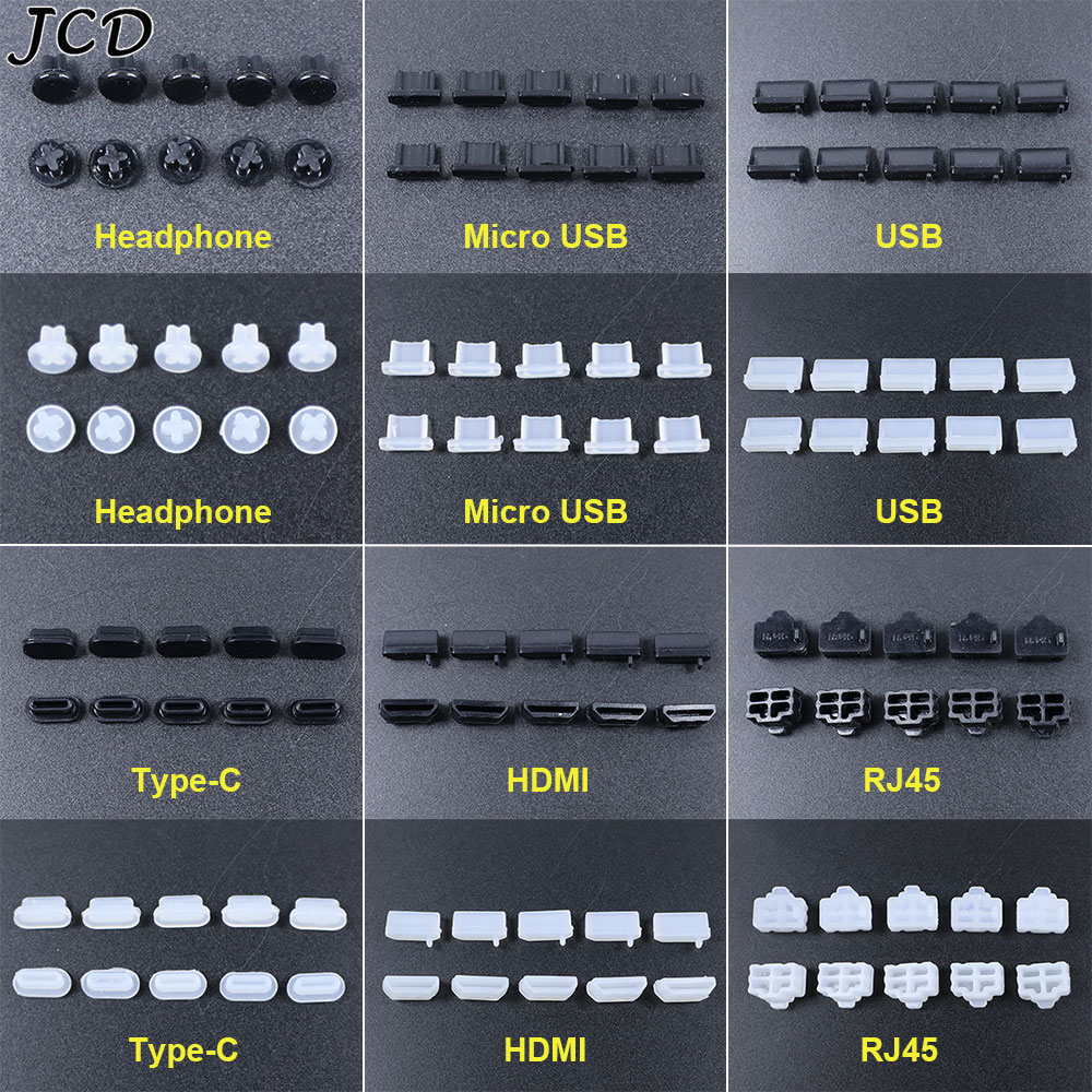 Home Cinema Usb - JCD 10pcs Silicone Type-C Micro USB