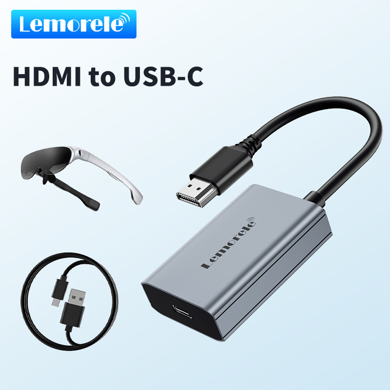 Home Cinema Usb - Lemorele HDMI to TYPE-C Adapter 4K