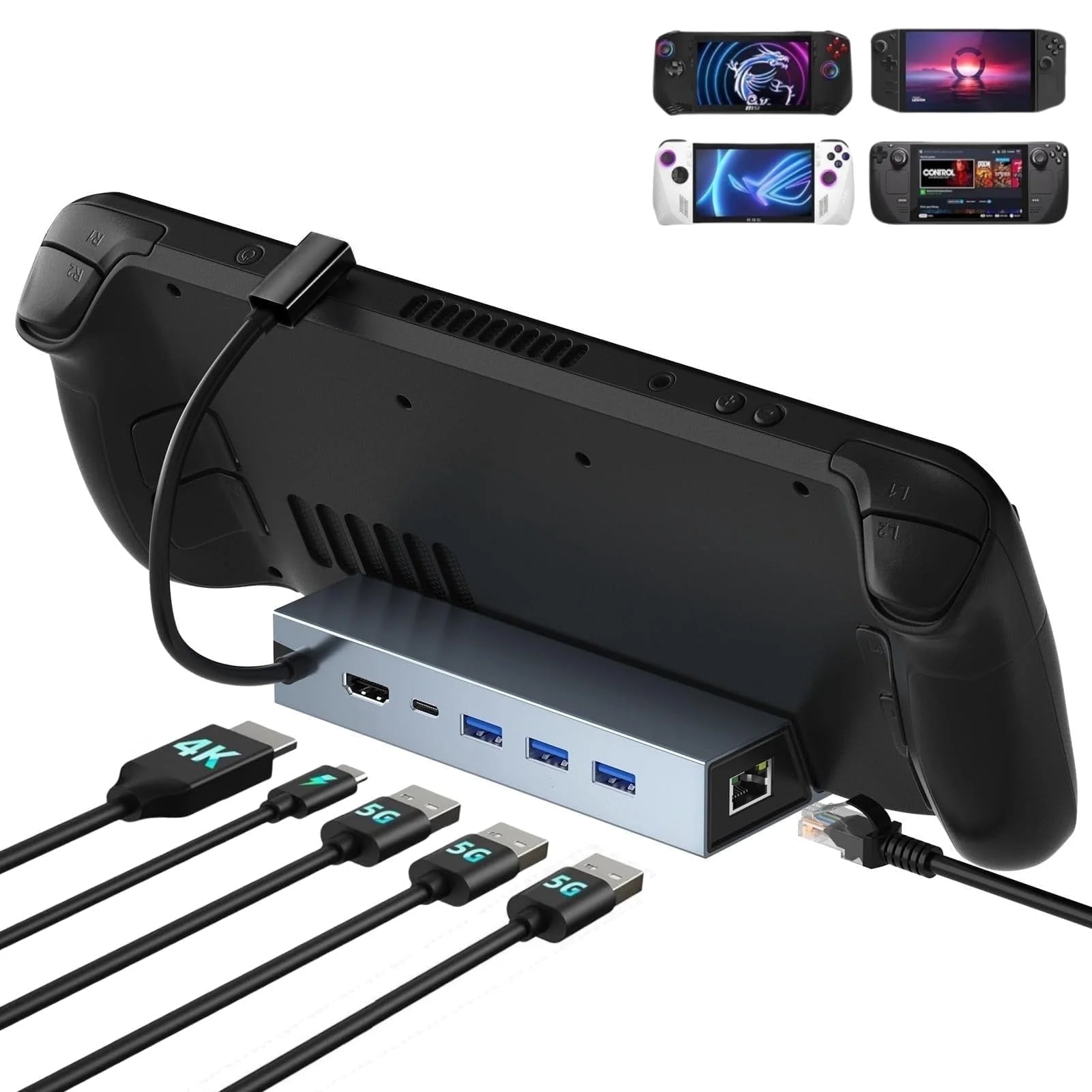 Home Cinema Usb - 6 in 1 Docking Station for