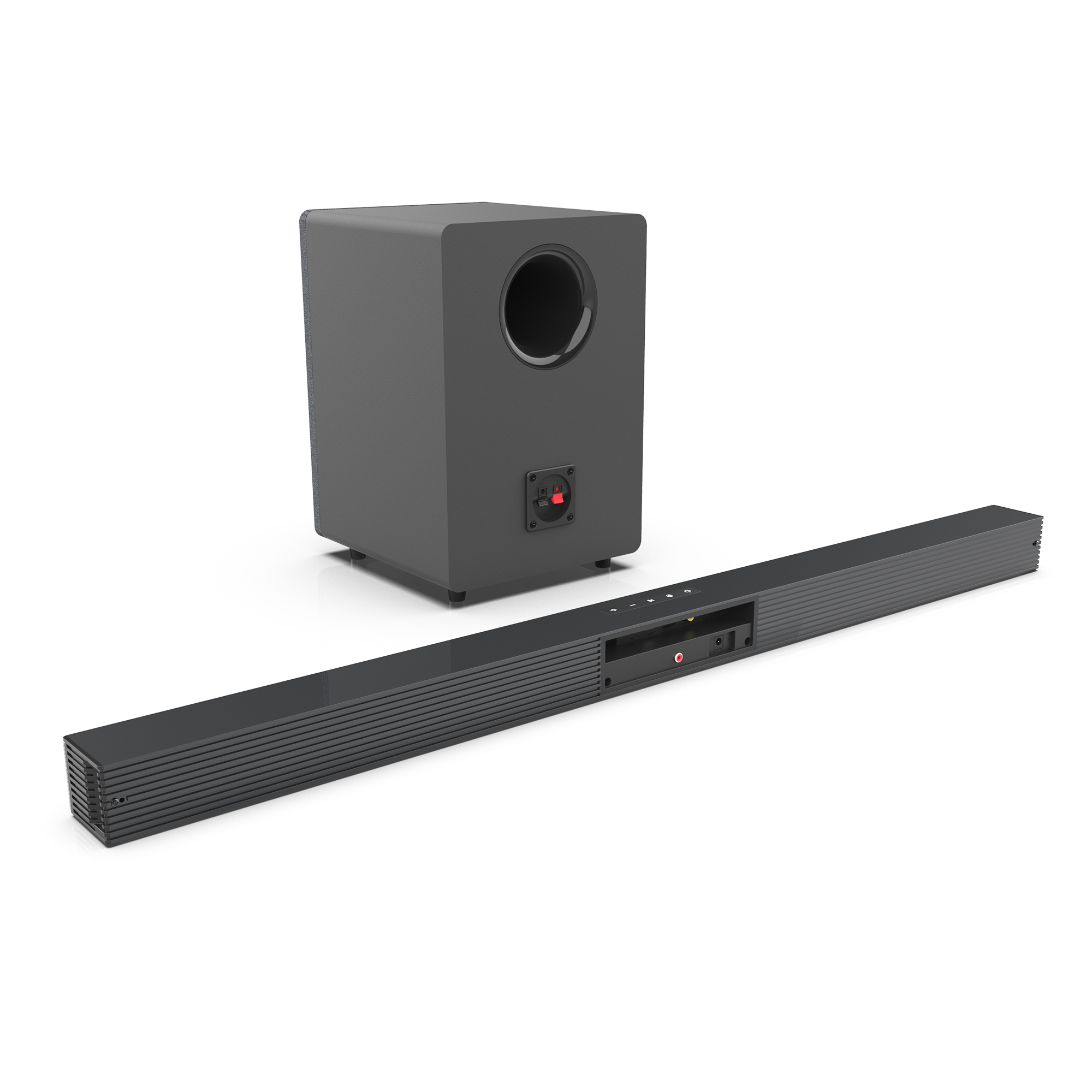 84W TV Sound Bar with Subwoofe - Home Cinema Complet 评论和价格