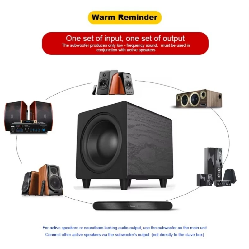 10 Inch Active Subwoofer Speak - Home Cinema Complet 评论和价格