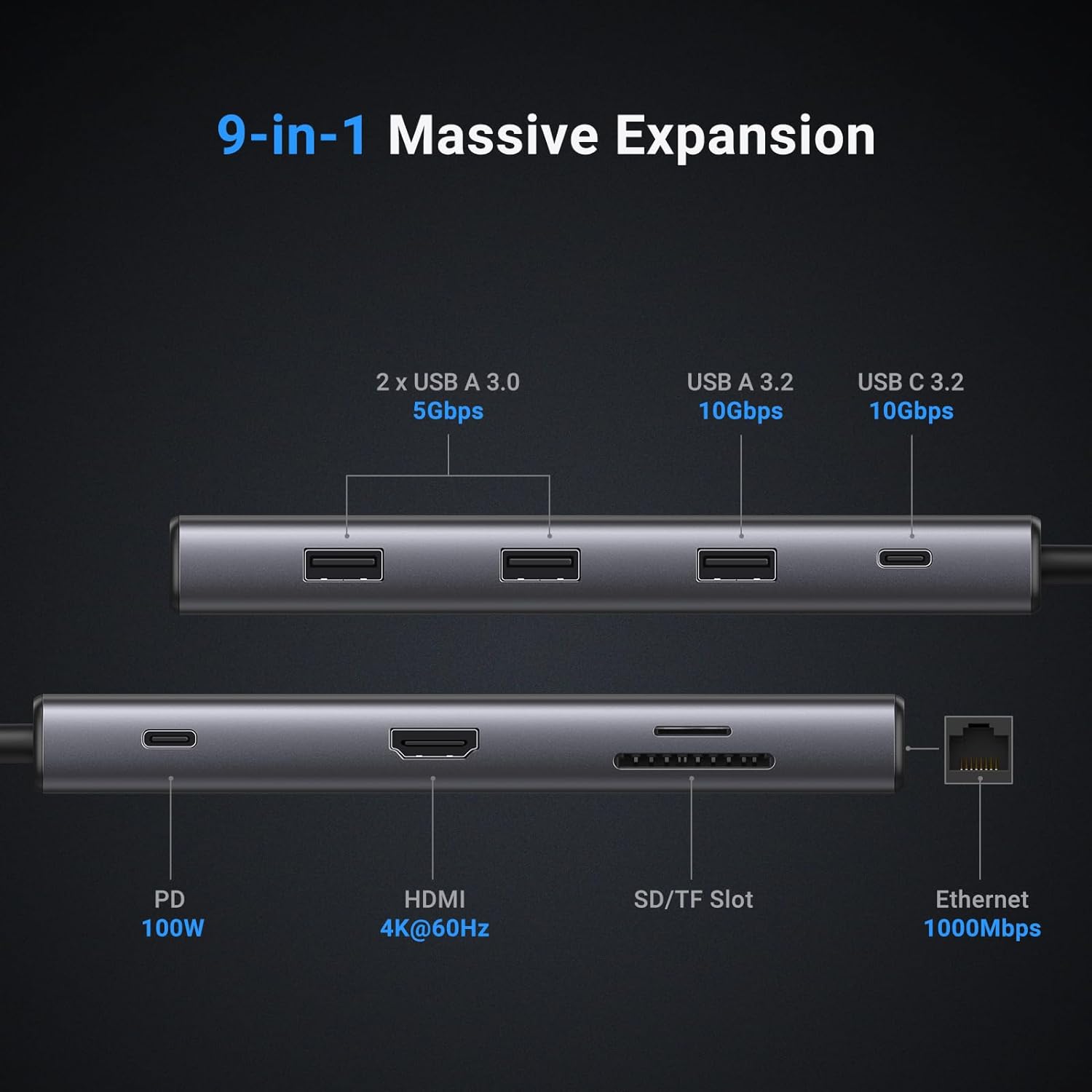 UGREEN Revodok Pro 109 USB C H - Home Cinema Usb 评论和价格