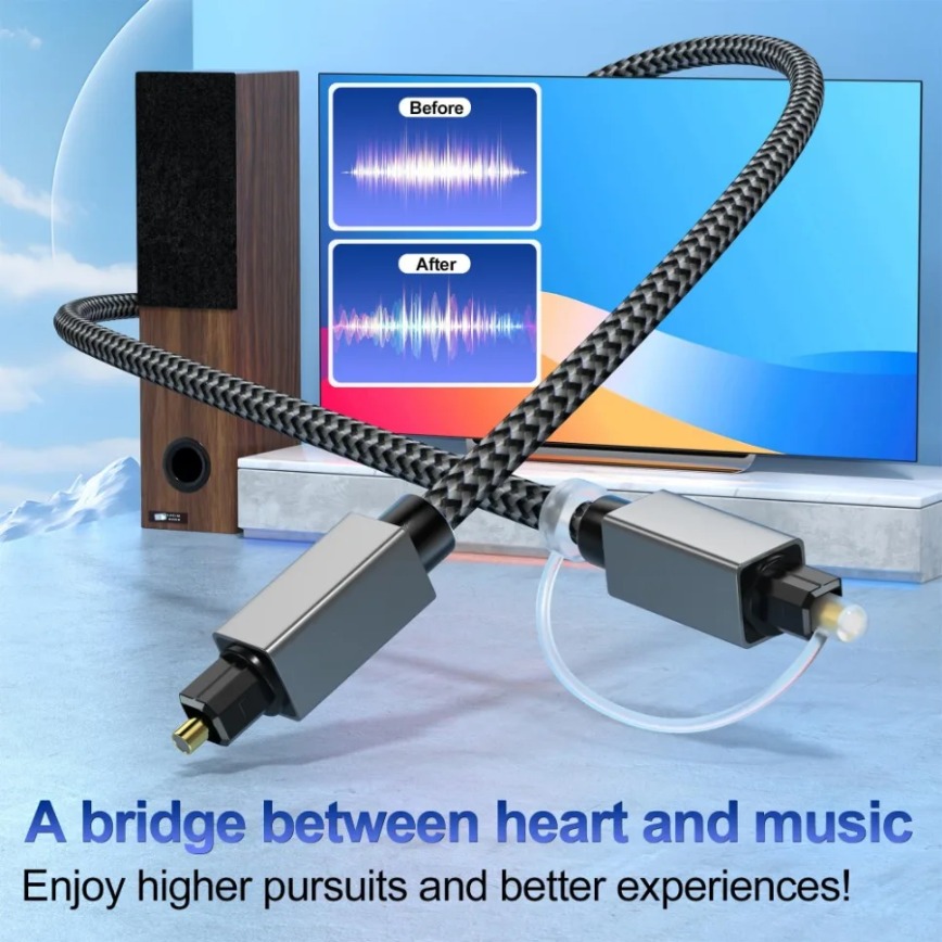Digital Optical Audio Cable 3m - Home Cinema Blu Ray 评论和价格