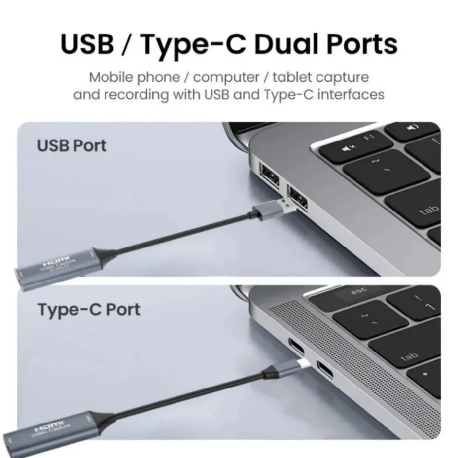 USB-C 2.0/3.0 HDMI Video Captu - Home Cinema Usb 评论和价格