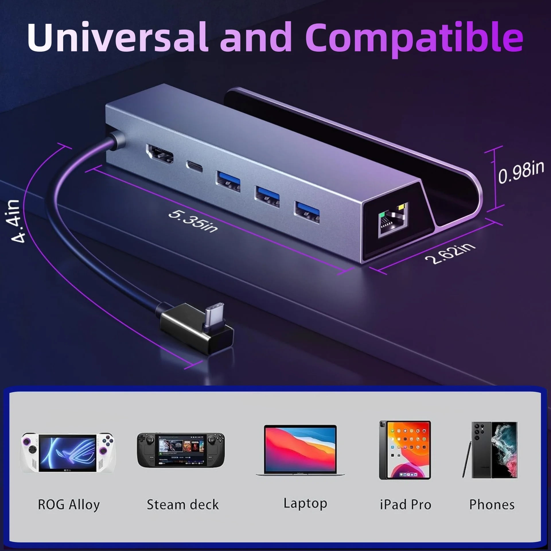 6 in 1 Docking Station for Ste - Home Cinema Usb 评论和价格