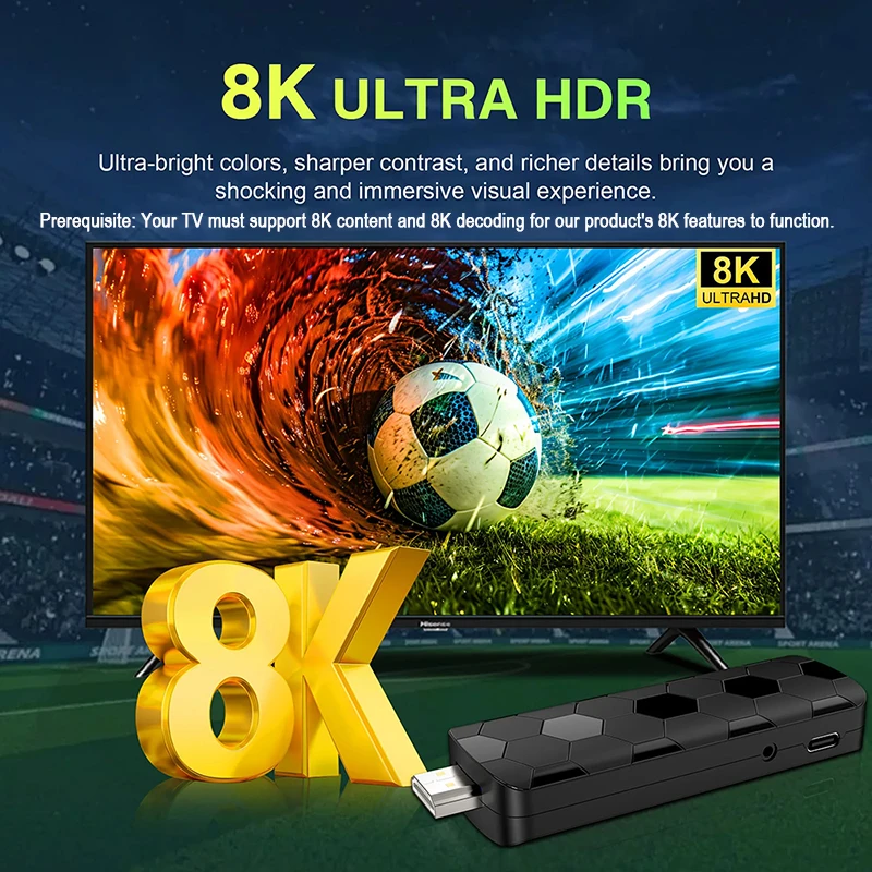 Android 16 8K Ultra HD TV Stic - Home Cinema Hd 评论和价格